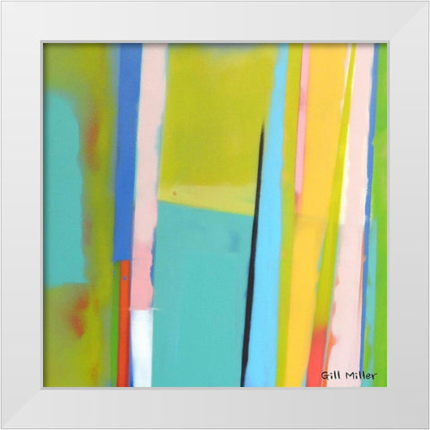 Urban Summer 5 White Modern Wood Framed Art Print by Miller, Gil