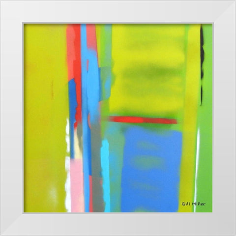 Urban Summer 6 White Modern Wood Framed Art Print by Miller, Gil