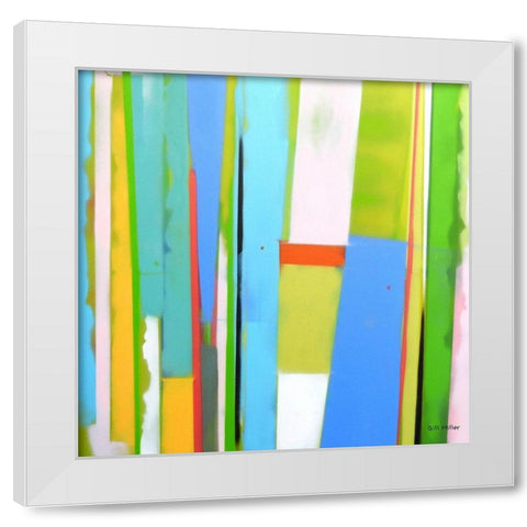 Urban Summer 9 White Modern Wood Framed Art Print by Miller, Gil