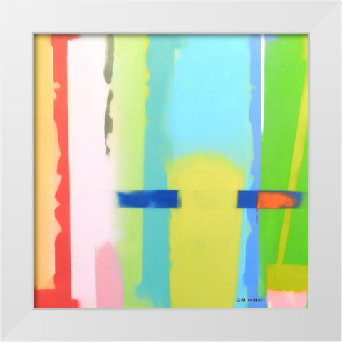 Urban Summer 11 White Modern Wood Framed Art Print by Miller, Gil