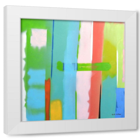 Urban Summer 12 White Modern Wood Framed Art Print by Miller, Gil