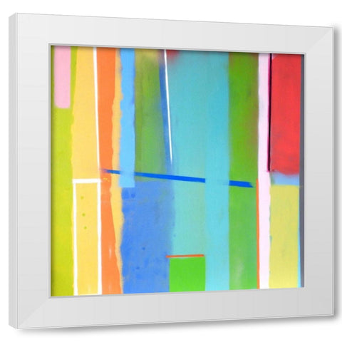 Urban Summer 16 White Modern Wood Framed Art Print by Miller, Gil
