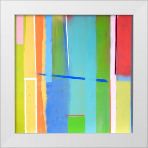 Urban Summer 16 White Modern Wood Framed Art Print by Miller, Gil