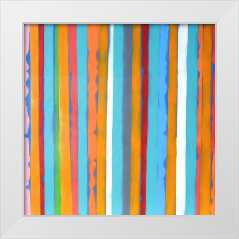 Urban Summer 17 White Modern Wood Framed Art Print by Miller, Gil