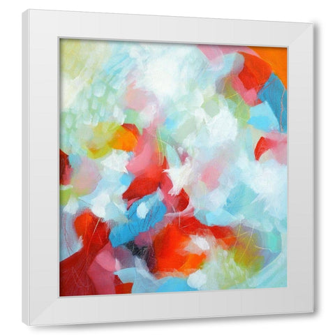 Wild Spirit White Modern Wood Framed Art Print by Marrison, TA