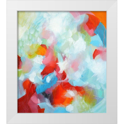 Wild Spirit White Modern Wood Framed Art Print by Marrison, TA