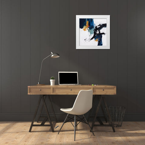 Go Big, Go Home White Modern Wood Framed Art Print by McCourt, Suzanne