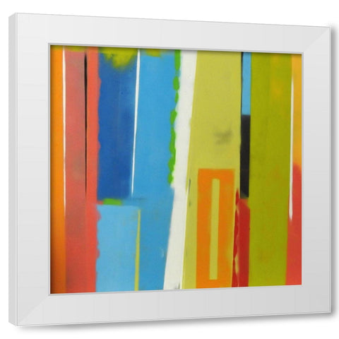 Urban Summer 19 White Modern Wood Framed Art Print by Miller, Gil