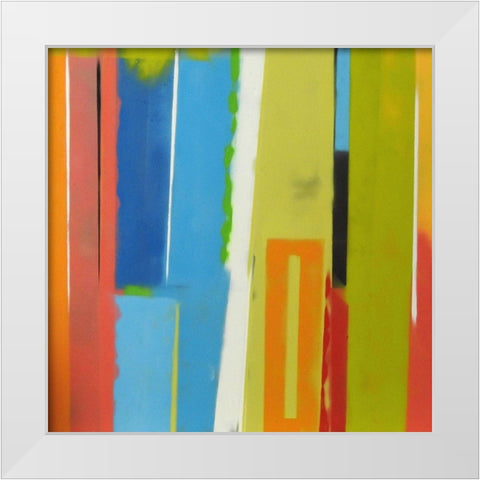 Urban Summer 19 White Modern Wood Framed Art Print by Miller, Gil
