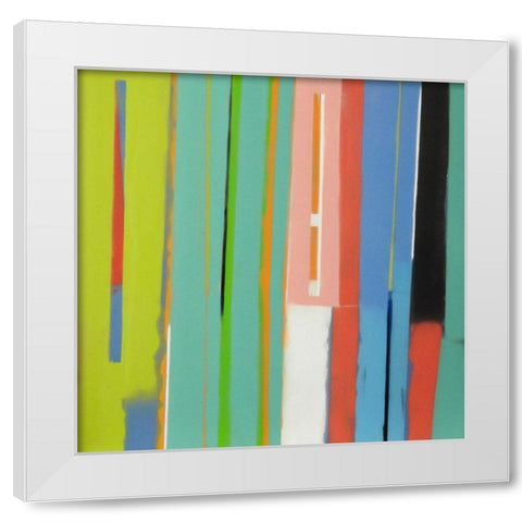 Urban Summer 20 White Modern Wood Framed Art Print by Miller, Gil
