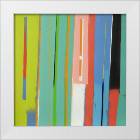 Urban Summer 20 White Modern Wood Framed Art Print by Miller, Gil