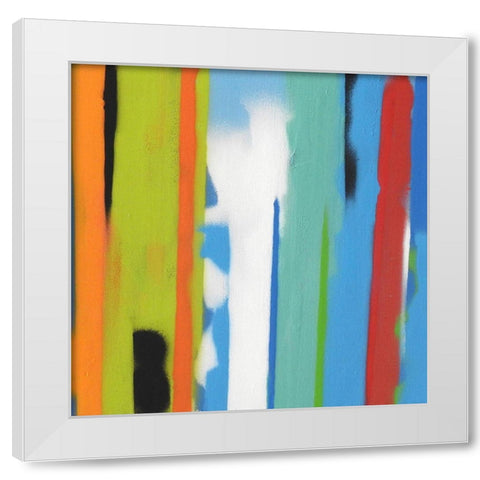 Urban Summer 23 White Modern Wood Framed Art Print by Miller, Gill