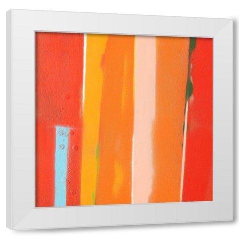 Urban Summer 29 White Modern Wood Framed Art Print by Miller, Gill