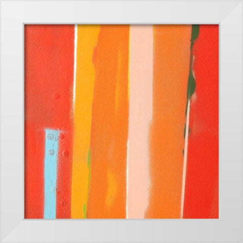 Urban Summer 29 White Modern Wood Framed Art Print by Miller, Gill