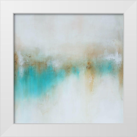Wonderland White Modern Wood Framed Art Print by Moehr, KR