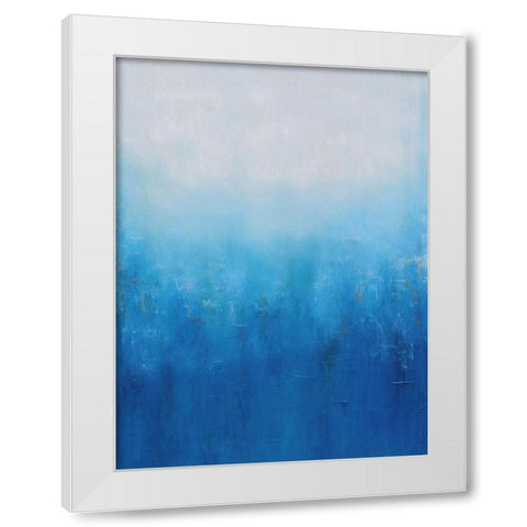 Watershed White Modern Wood Framed Art Print by Moehr, KR