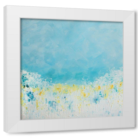 Sweet Bliss White Modern Wood Framed Art Print by Moehr, KR