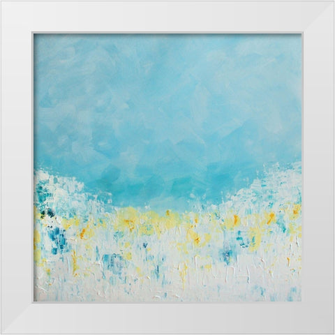 Sweet Bliss White Modern Wood Framed Art Print by Moehr, KR
