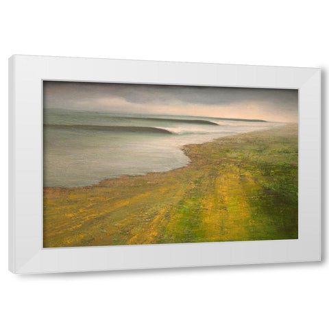 California II: Fertile Ground White Modern Wood Framed Art Print by Mote, Michael