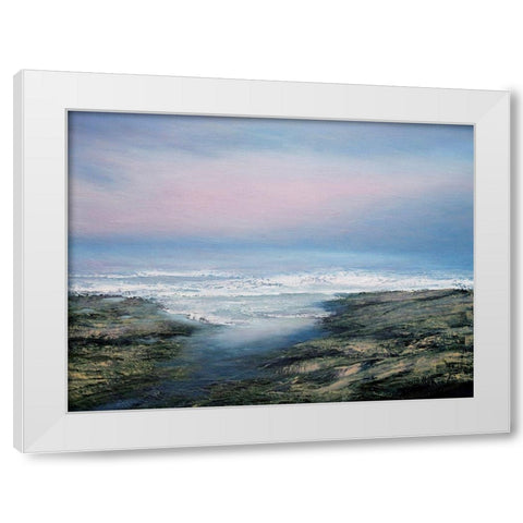 Soft Light No. 2 White Modern Wood Framed Art Print by Mote, Michael