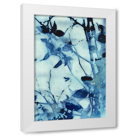 Abstraction White Modern Wood Framed Art Print by McCurdy, Krista