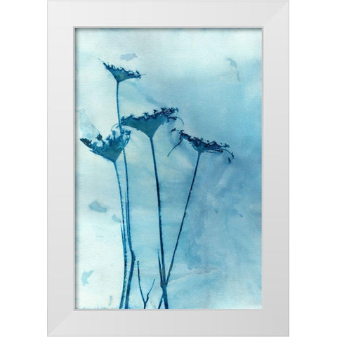 Blue Anne White Modern Wood Framed Art Print by McCurdy, Krista