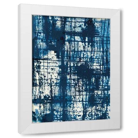 Graffiti White Modern Wood Framed Art Print by McCurdy, Krista