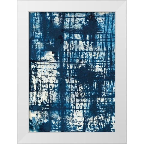 Graffiti White Modern Wood Framed Art Print by McCurdy, Krista