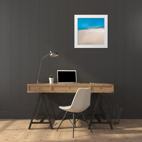 Zaharaâ€™s Light White Modern Wood Framed Art Print by Merino, Carmen
