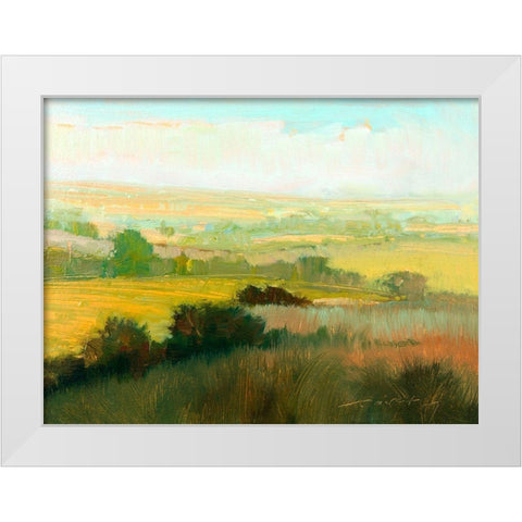 Morning Mist White Modern Wood Framed Art Print by McCarthy, William
