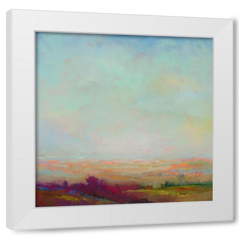 Turns Red White Modern Wood Framed Art Print by McCarthy, William