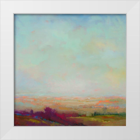 Turns Red White Modern Wood Framed Art Print by McCarthy, William