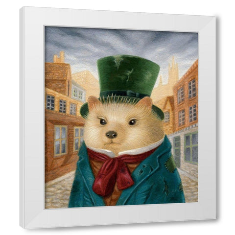 Smythe White Modern Wood Framed Art Print by Matarazzo, Gina