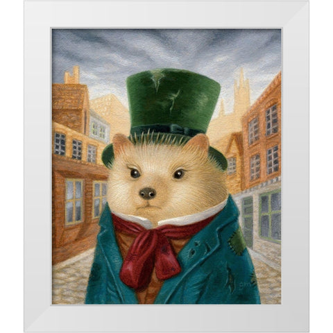 Smythe White Modern Wood Framed Art Print by Matarazzo, Gina