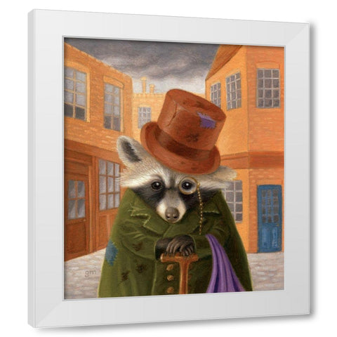 Dodger White Modern Wood Framed Art Print by Matarazzo, Gina