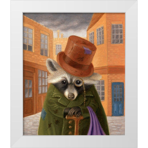 Dodger White Modern Wood Framed Art Print by Matarazzo, Gina