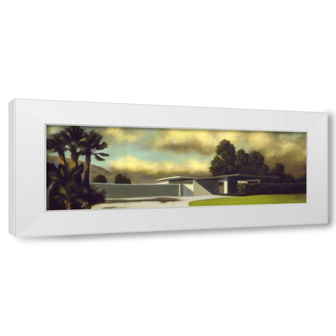 Another Green World White Modern Wood Framed Art Print by Monzon, Rick