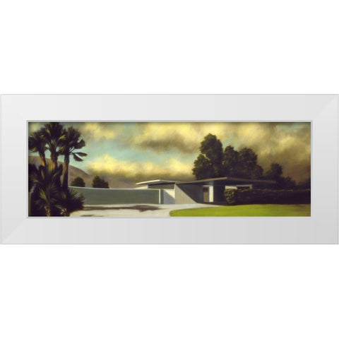 Another Green World White Modern Wood Framed Art Print by Monzon, Rick