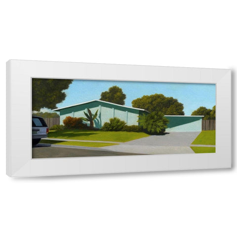 Ventura White Modern Wood Framed Art Print by Monzon, Rick