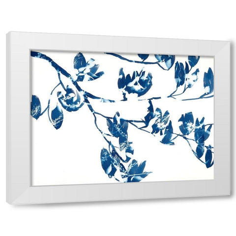 Magnolia White Modern Wood Framed Art Print by MacCollum, Cynthia