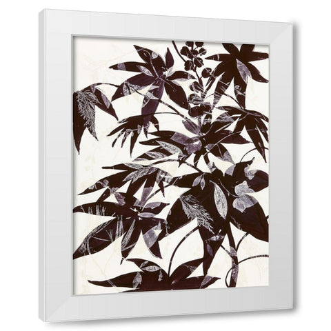 Castor Bean 2 White Modern Wood Framed Art Print by MacCollum, Cynthia