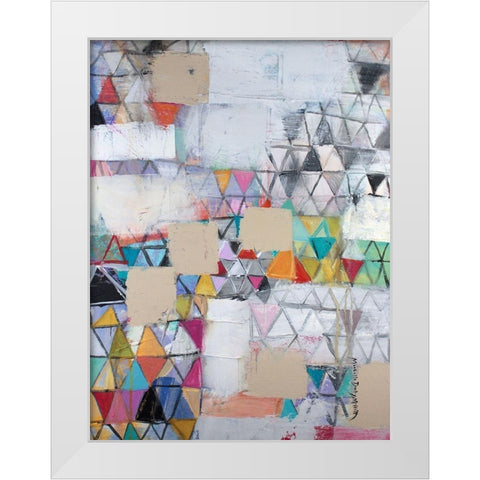Cover Up White Modern Wood Framed Art Print by Moffitt, Michelle Daisley
