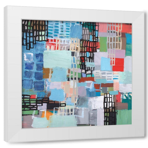 Within The Other White Modern Wood Framed Art Print by Moffitt, Michelle Daisley