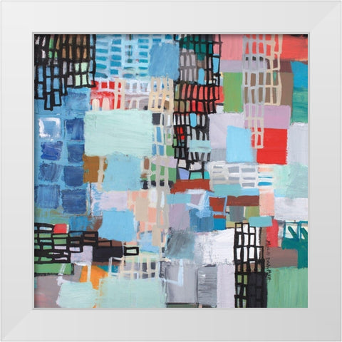 Within The Other White Modern Wood Framed Art Print by Moffitt, Michelle Daisley