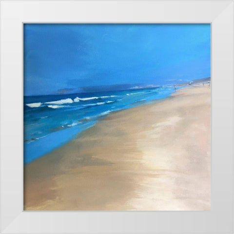 Zahara No. 3 White Modern Wood Framed Art Print by Merino, Carmen