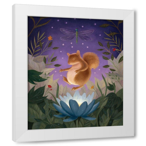 Ascension in Twilight White Modern Wood Framed Art Print by Matarazzo, Gina