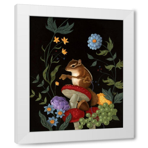 The Littlest Sentinel White Modern Wood Framed Art Print by Matarazzo, Gina