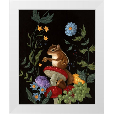 The Littlest Sentinel White Modern Wood Framed Art Print by Matarazzo, Gina