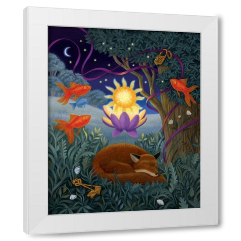 Eve of Transcendence White Modern Wood Framed Art Print by Matarazzo, Gina