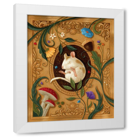 Sweet Slumber White Modern Wood Framed Art Print by Matarazzo, Gina